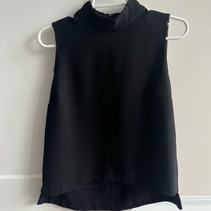 Zara Black Sleeveless Blouse, Size M